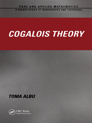 cover image of Cogalois Theory